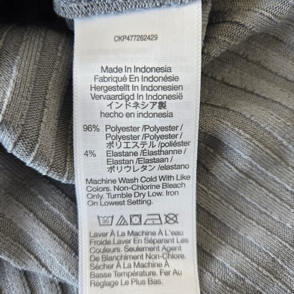 Madewell Ribbed Square-Neck Long-Sleeve Tee Size XS NWT - Picture 7 of 7